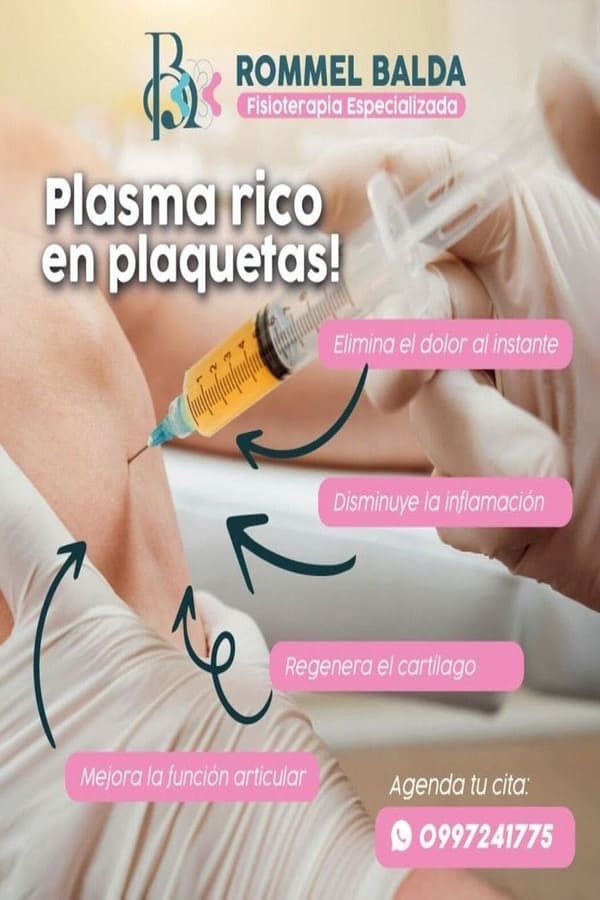 Terapia de Plasma Rico en Plaquetas